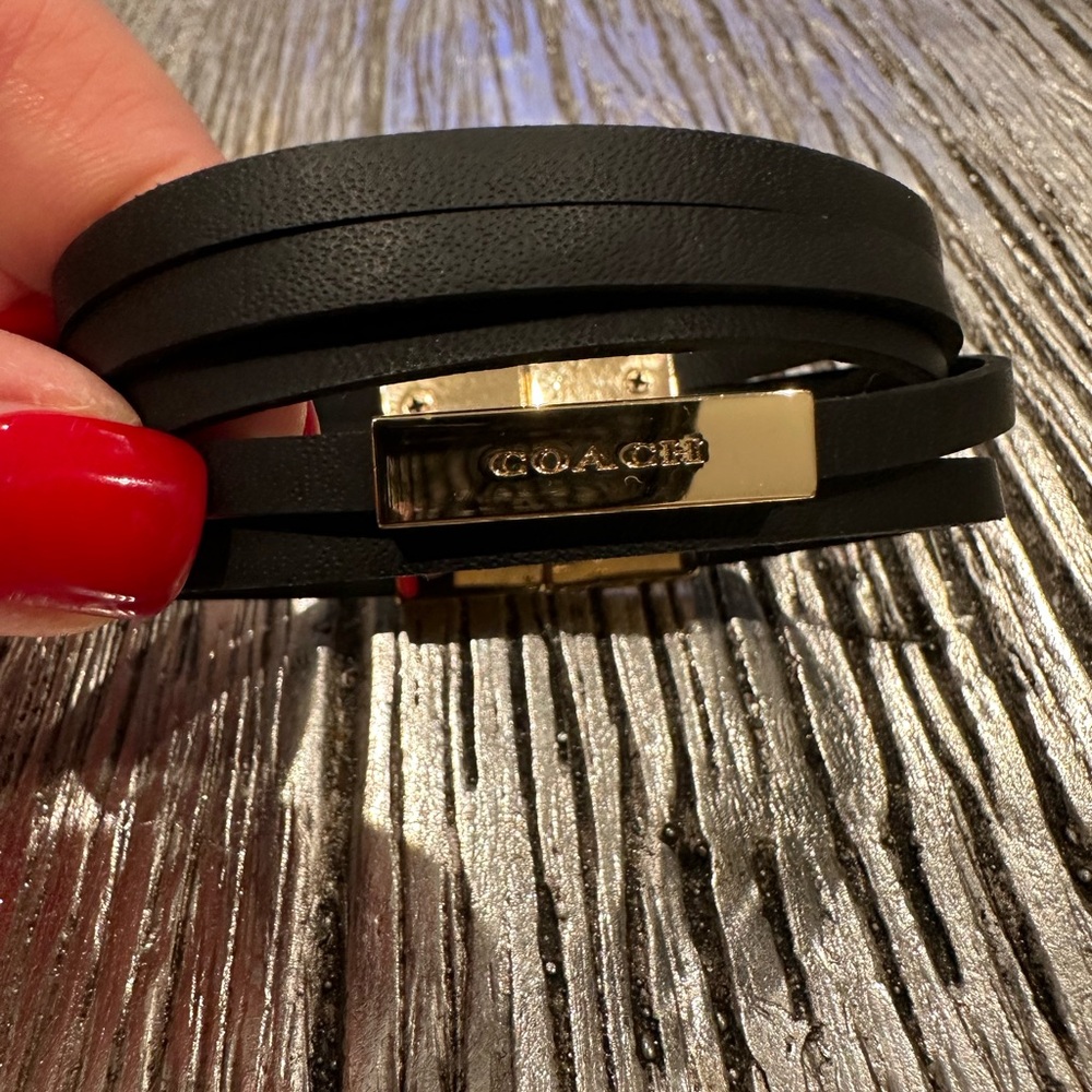 Coach Leather Bracelet